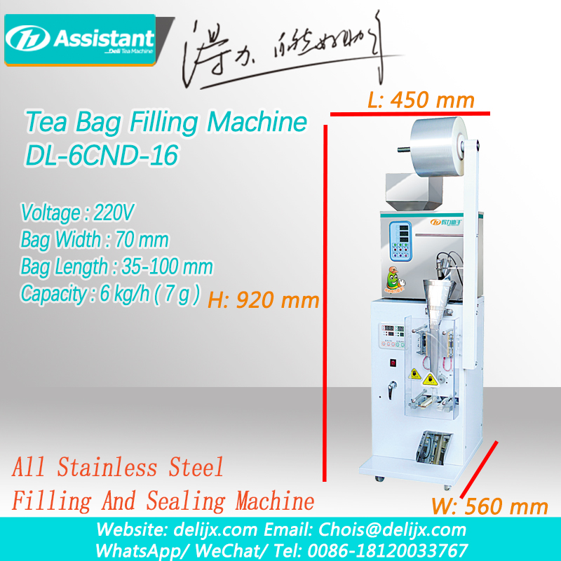 Matcha Tea Bag Semi Automatic Filling And Sealing Machine